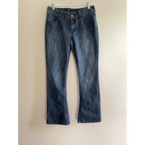 The Limited Bootcut Jeans Womens 8R Mid Rise Dark Wash Stretch